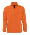 56000 Ness Zip Neck Fleece Orange colour image